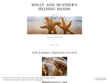 Tablet Screenshot of hollyandheatherhelpinghands.com